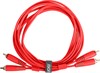 UDG Ultimate Dubbel RCA-RCA Red 1,5m