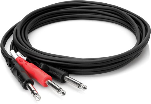 HOSA STP-202 Insert Cable TRS-Dual TS 2m