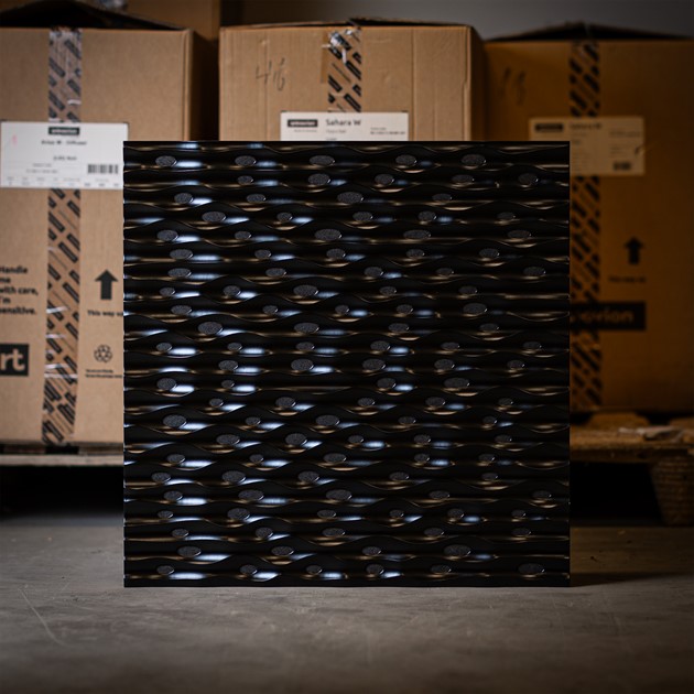 Artnovion Sahara W - Absorb Noir, Lack/Trä, 60x60, 3st B-stock