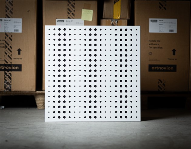 Artnovion Kea W - Absorb Blanc, Lack/Trä. 60x60 8st B-stock