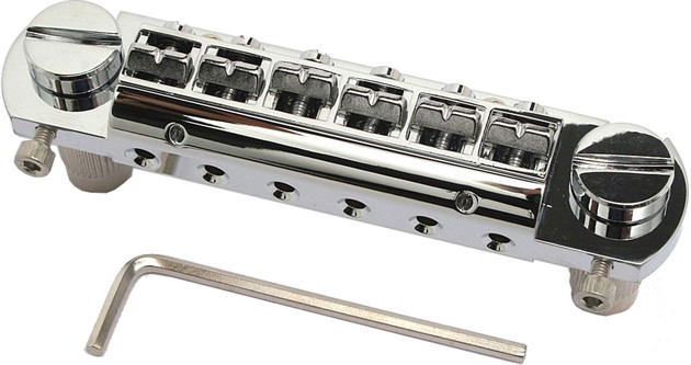 Duesenberg Wrap-Around Bridge 81,5mm Crome