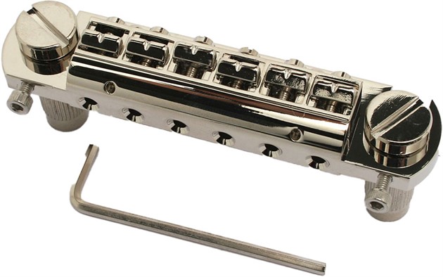 Duesenberg Wrap-Around Bridge 81,5mm Nickel