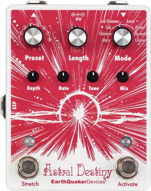 EarthQuaker Devices Astral Destiny Octal Octave Reverberation Odyssey