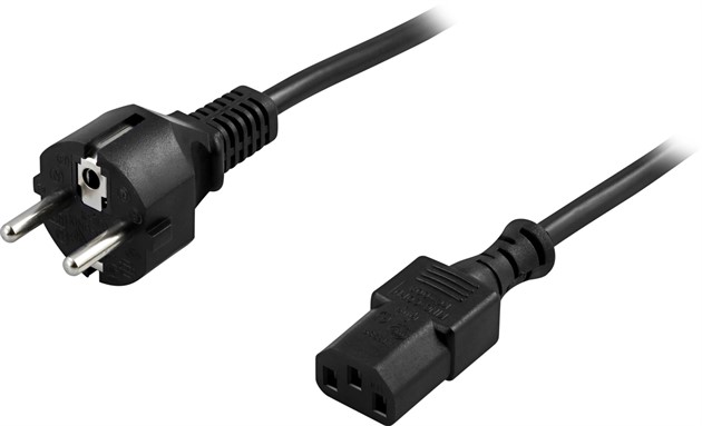 Power cord CEE to IEC 2m