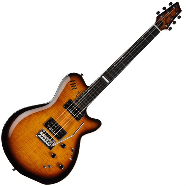 Godin LGXT Cognac Burst Flame AA