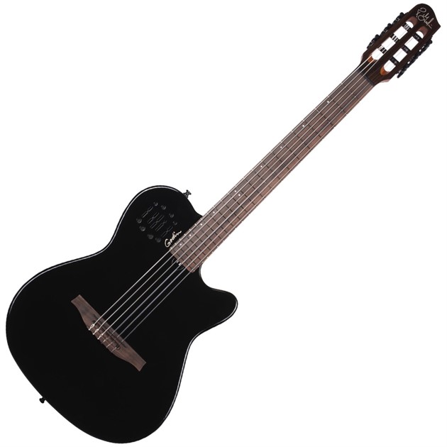 Godin Multiac Mundial Onyx Black with Bag