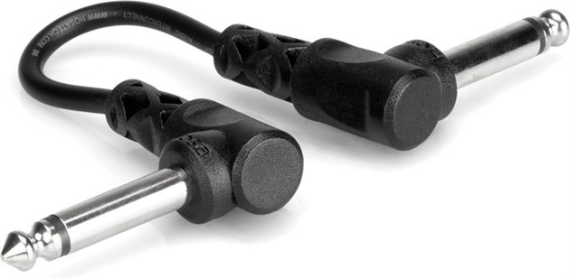 HOSA CFS-106 Guitar Patch Cable TS-TS 15cm