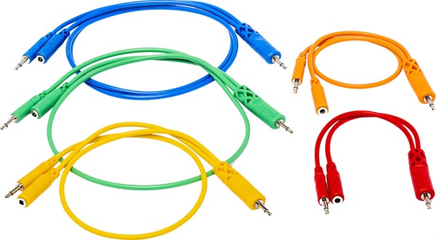 HOSA CMM-500Y-MIX Hopscotch Patch Cables Mix Pack