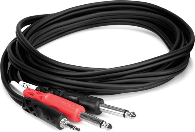 HOSA CMP-153 Mini TRS-Dual TS 0,9m