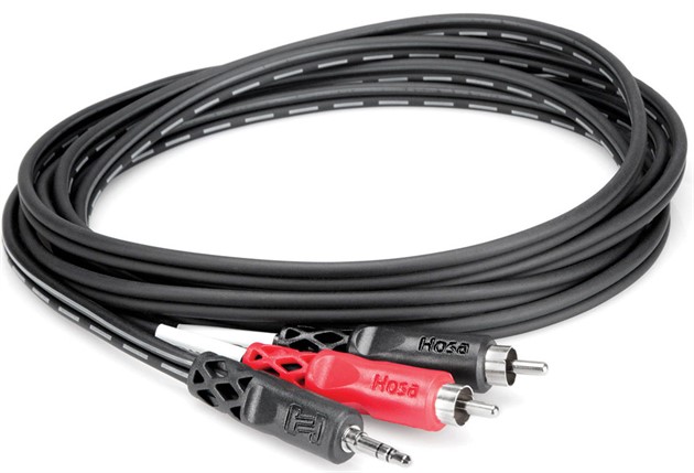 HOSA CMR-203 Mini TRS - Dual RCA 0,9m