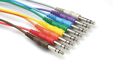 HOSA CSS-890 Patch Cables 8x TRS 86cm
