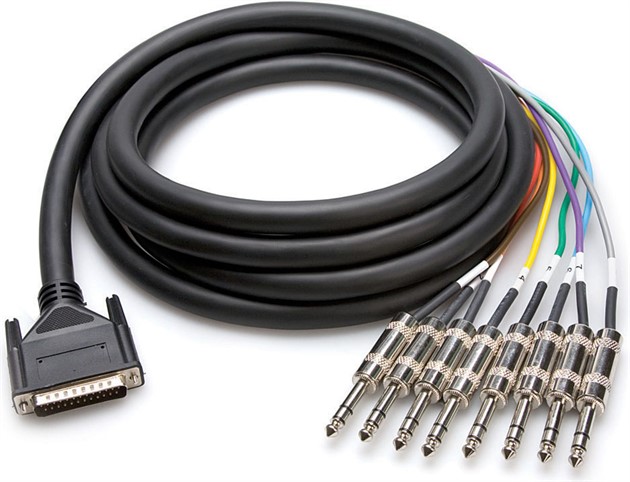 HOSA DTP-802 D-Sub DB-25 - 8x TRS 2m