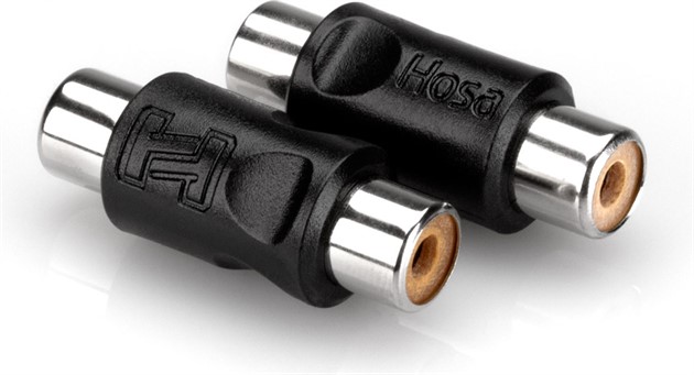 HOSA GRA-101 RCA Female - RCA Female Adapter 2-Pack