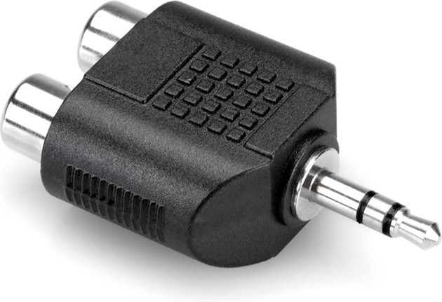 HOSA GRM-193 Dual RCAF - Mini TRSM Adapter