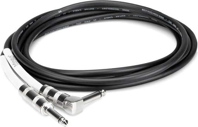 HOSA GTR-220R Guitar Cable TS-Angled TS 6m
