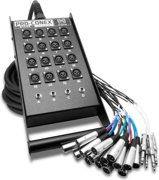 HOSA SH16X4-100 StageBox 16 XLR / 4 TRS 30m