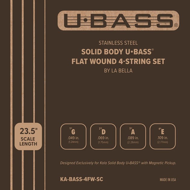 KA-BASS-4FW-SC Flatwound UBASS strings