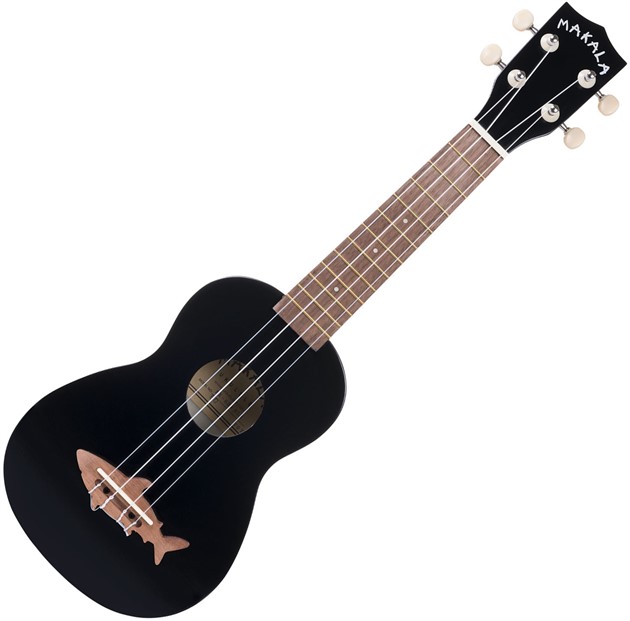 MK-SS/BLK. Makala Shark, Soprano Ukulele, Blacktip,
