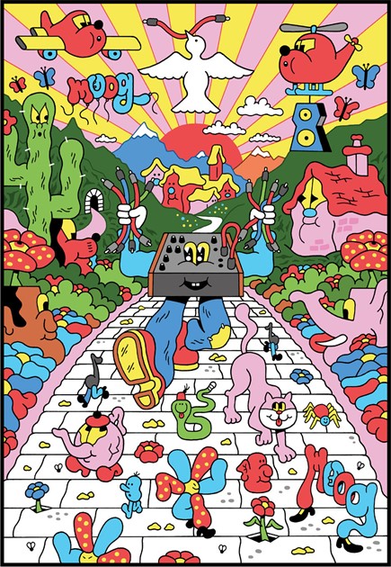 Moog Kyle Platts Poster