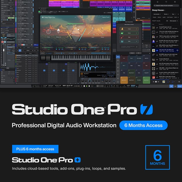 PreSonus 6 Months Access to Studio One Pro 7 & Studio One Pro+
