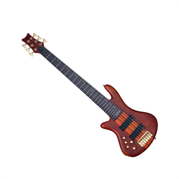 Schecter Stiletto Studio-6 Left Hand Honey Satin