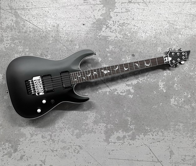 Schecter Damien Platinum-6 Floyd Rose Satin Black B-stock