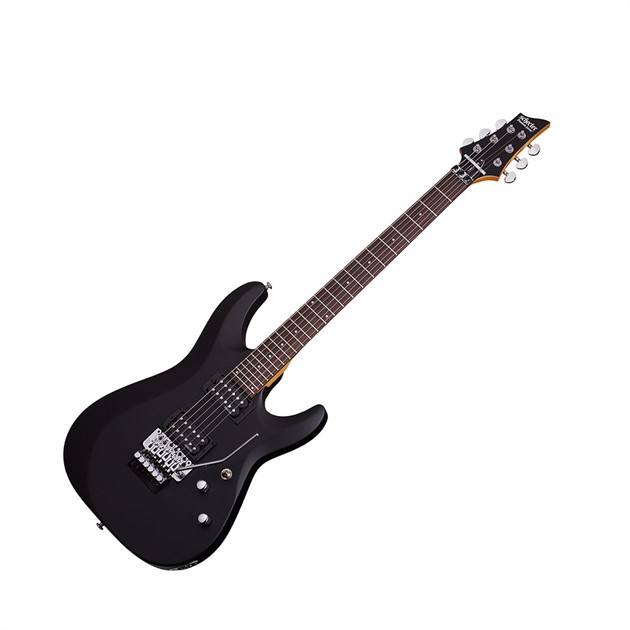 Schecter C-6 Deluxe FR Satin Black Left Hand