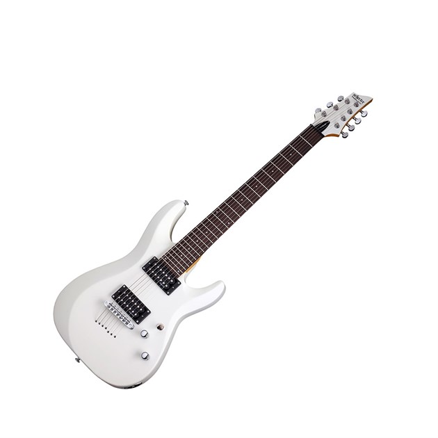 Schecter C-7 Deluxe Satin White