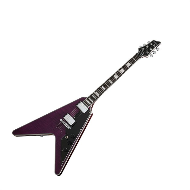 Schecter CUSTOM V-1 Trans Purple