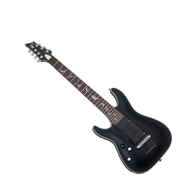 Schecter Damien Platinum 7 Satin Black Left