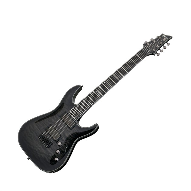 Schecter Hellraiser Hybrid C-7 Trans Black Burst