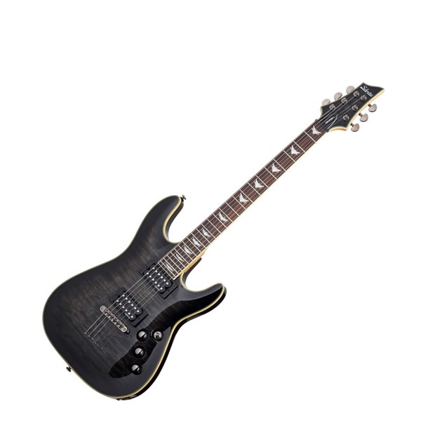 Schecter Omen Extreme Floyd Rose See-Thru Black