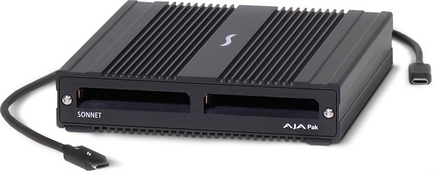 Sonnet SF3 Series AJA PAK Media Pro Card Reader