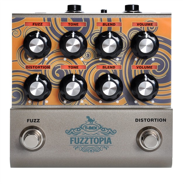 T-Rex FuzzTopia Dual Fuzz and Distortion pedal