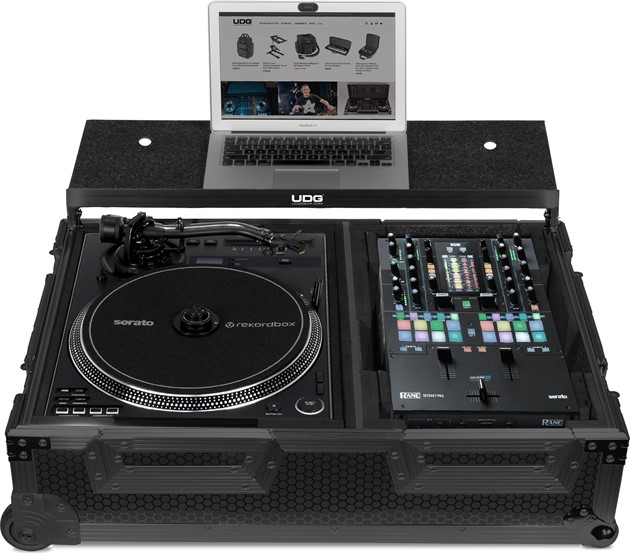 UDG Ultimate Flightcase Single Turntable Battle Mixer Plus