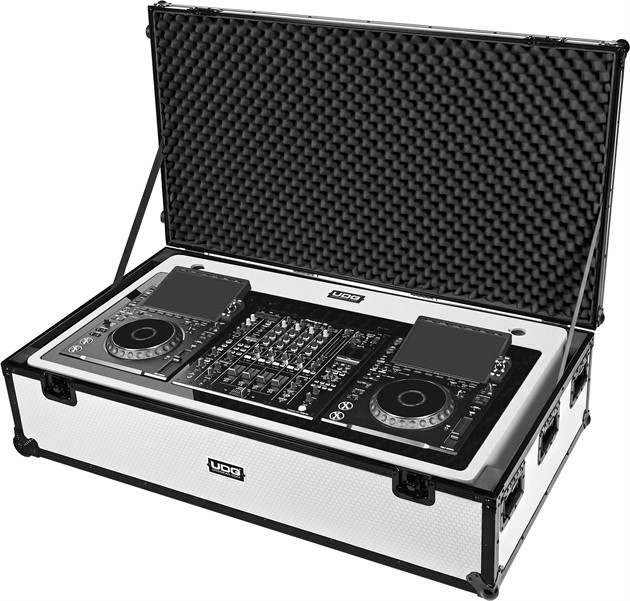 UDG Ultimate DJ Podium Workstation Flightcase White