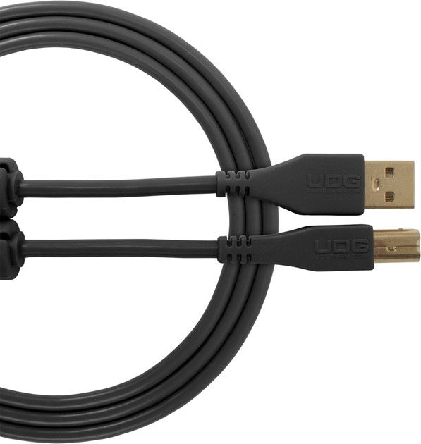 UDG Ultimate USB 2.0 A-B Black Straight 3m