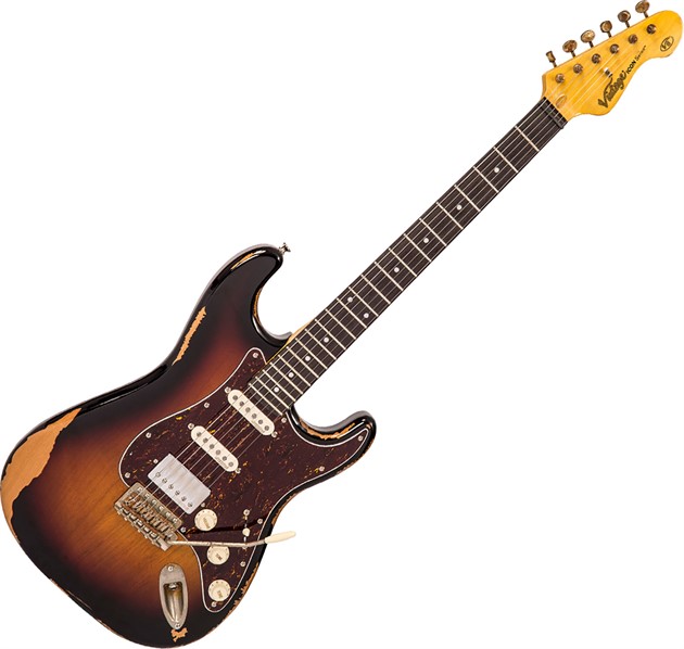 V6 HSS Icon - 3-Tone Sunburst