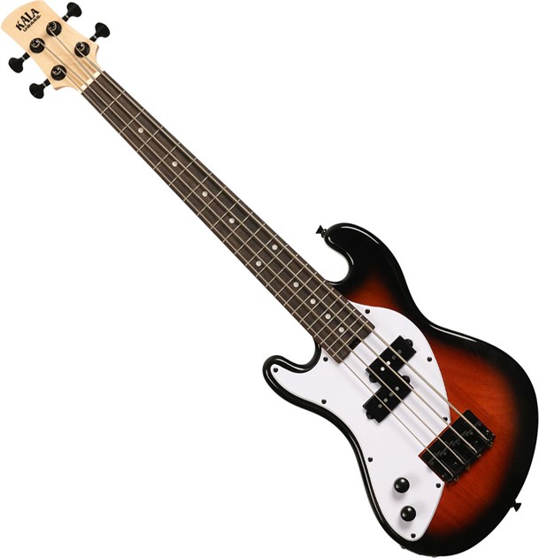 Kala Solid Body 4-String Sunburst Fretted U-BASS Left-Handed