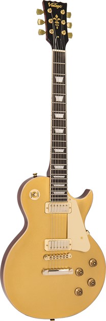 Vintage V100MGT Gold Top Mini Double Coils