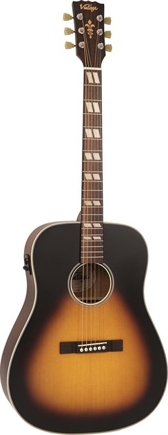 VE140VSB Historic Dreadnought Guitar EQ