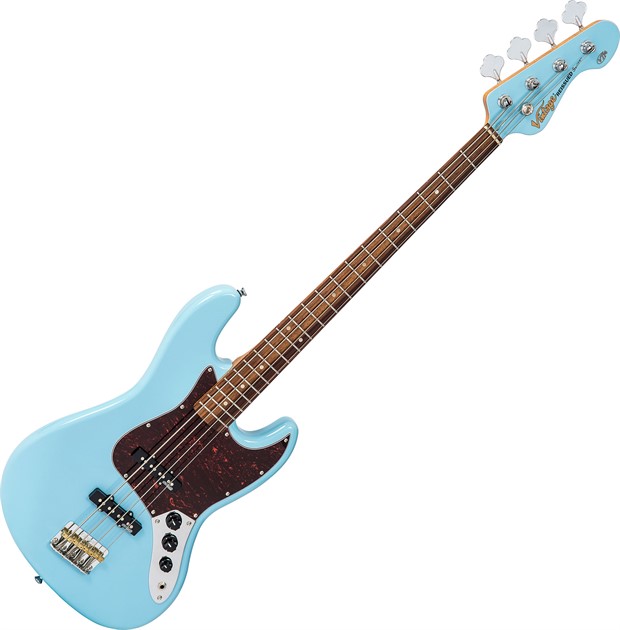 Vintage VJ74LB Bass Laguna Blue
