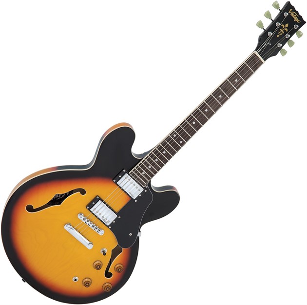 VINTAGE VSA500 GUITAR, SUNBURST