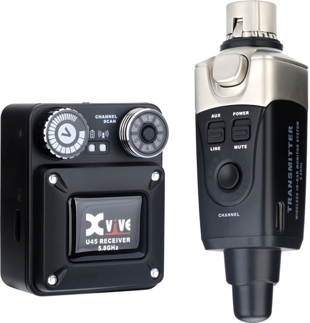 Xvive U45 Black Wireless In-Ear System